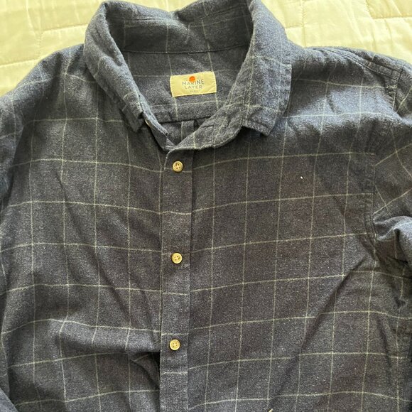 Marine Layer Men's Button Down Shirt - size Marge - Picture 1 of 2